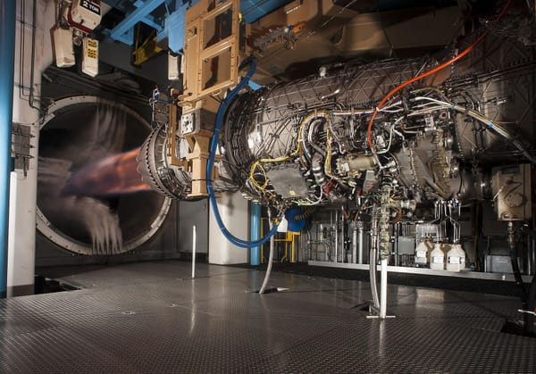 Pratt & Whitney F135 engine for the F-35 Lightning II (public domain / U.S. Air Force)